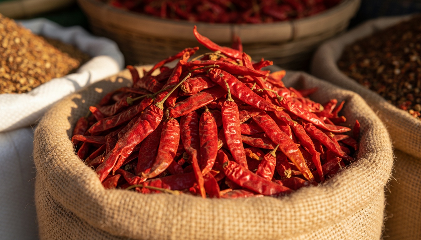 Teja Chilli (S17) — sourcing, inspection and logistics